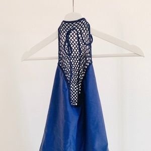 New Acacia Swim Teahupoo Crochet Fullpiece Navy
